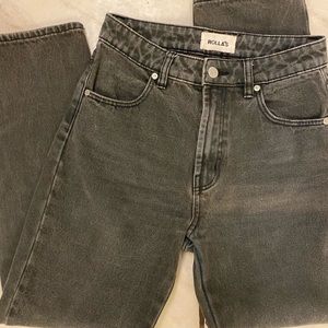 Rolla’s Cropped Straight Jeans